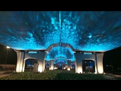 7 Farben 100W Moving LED Wassereffekt Projektor Party Licht