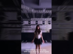 Kreatives Spiel mit beweglichen Kopflasern