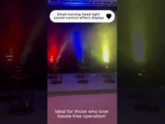 Kleines bewegliches Scheinwerferlicht mit Geräuschkontrolleffekt