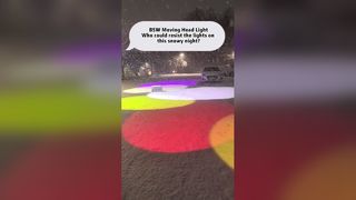 Wer könnte in dieser verschneiten Nacht den Lichtern widerstehen?