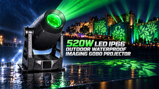 520W LED-Imager-Projektor IP66 Gobo-Projektor für den Außenbereich