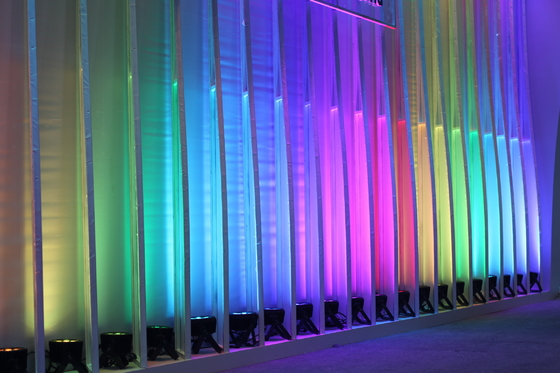 Gleichheits-Licht RGB 12*3W Rohs LED führte flache farbenreiche Reinigung Gleichheits-Stadiums-Beleuchtung für Partei-Hochzeit