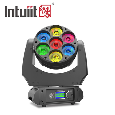 TV Studio 7 x 40 W 4-in-1-Rgbw-Beam-LED-Moving-Head mit Beam-Effekt-Bühnenlicht