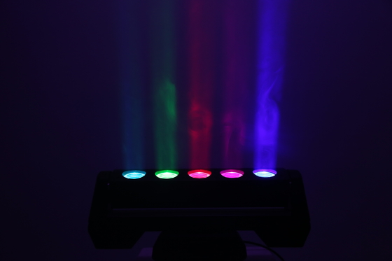 Wäsche-Strahln-Pixel-bewegliches Kopf-Licht geführte Stange Dmx des Röhrenblitz-lauten Summens für Konzert 10W*6PCS 4 In1