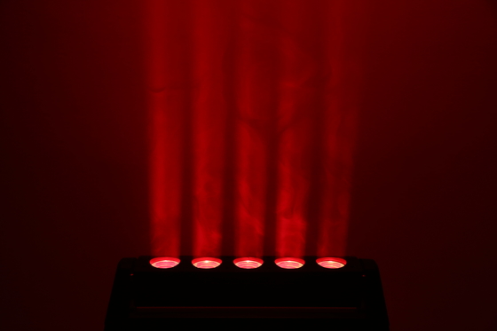 Wäsche-Strahln-Pixel-bewegliches Kopf-Licht geführte Stange Dmx des Röhrenblitz-lauten Summens für Konzert 10W*6PCS 4 In1