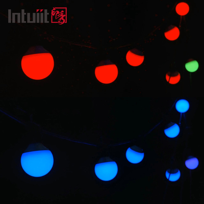 6500K das Weihnachten LED, das birnen-Bistro-Dekoration RGB Heiratsbeleuchtet, führte Ketten-Licht