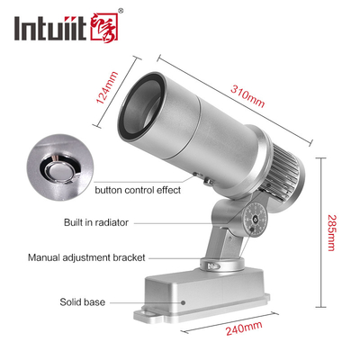 Wasserdicht Außen IP65 60W Werbung Rotation LED Gobo Laser Logo Projektor
