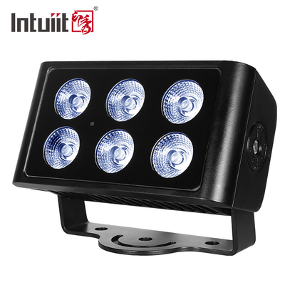 6x5W Außenwasserdicht DMX512 RGBW Scheinwerfer LED Villa Innenhof Gebäude Brücke Projekt Landschaftsbeleuchtung Farbe Scheinwerfer