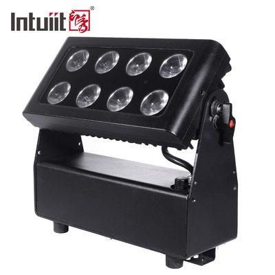 IP65 8x15w 4in1 LED Stadtfarbe Außenwaschmaschine Batterie Flutlicht für Vergnügungspark