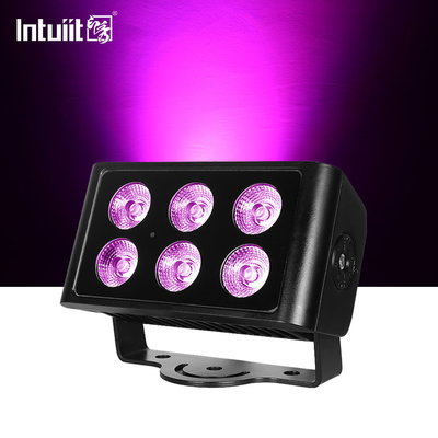 6x5W 4in1 RGBW LED DMX Wandwaschlampen IP65 Außen LED Stadtfarbenlicht Bühnenperformance DJ Party Licht
