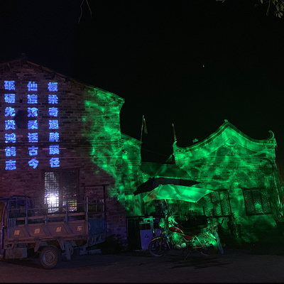 200W LED Gobo Projektor Licht IP65 Außenwasserdicht Werbung Anpassen Logo Projektor Fußbodenlampe CE-Zertifizierung