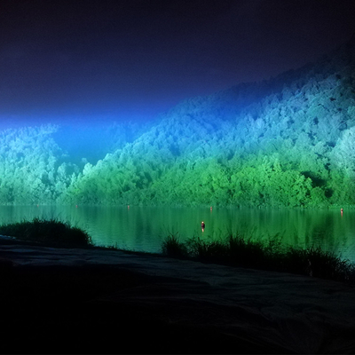 Wasserdichte Stadtfarbenbeleuchtung Außen 40x10W RGBW Wandspüler Led Flutlicht