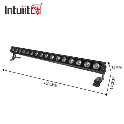 16x5W RGBW LED Waschmaschine Licht Bar DMX Bühnenlicht Hochzeitskirche DJ Live Events LED Licht Atmosphäre Licht