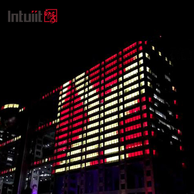 12X3W Neues Design Außen-LED-Wandspüler IP65 Wasserdicht DMX RGBW LED-Wandspüler Licht für Architekturgebäude