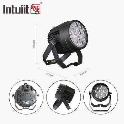 LED Par Lichter 12x10W RGBW Schall aktiviert DMX512 Steuerung LED Zoom Par Licht