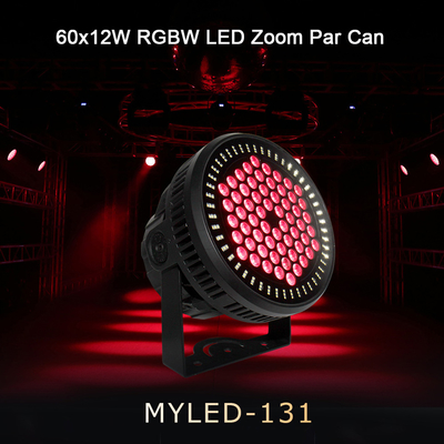 60*12W Rgbw 4In1 Led Par Can Light 60Pcs Party Dmx Outdoor Dj Led Par Licht