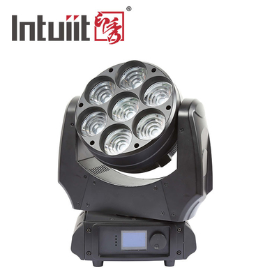 LED-Lichter 7x40w RGBW 4in1 Sharpy Beam mit Zoom Wasch Bühnenbeleuchtung DJ-Leuchten