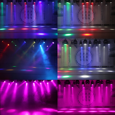Led RGBW 4in1 Bühnenleuchten bewegliche Kopf Nachtclub DJ Bühne 12X10W LED-Licht führte bewegliche Kopfwaschung