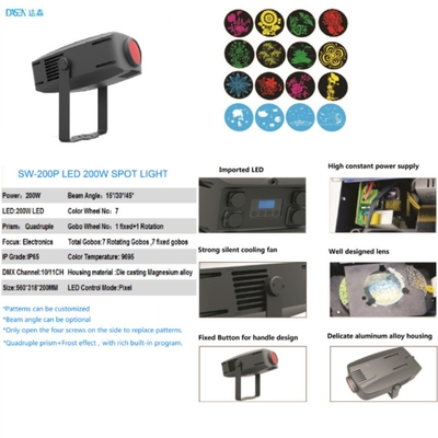 Projektor-Lichter des Gobo-lauten Summens LED