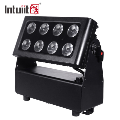 IP65 Wasserdichtes Wandwasch-Gebäudelicht 8*15W RGBW 4in1 Led-Außenlicht in Stadtfarbe
