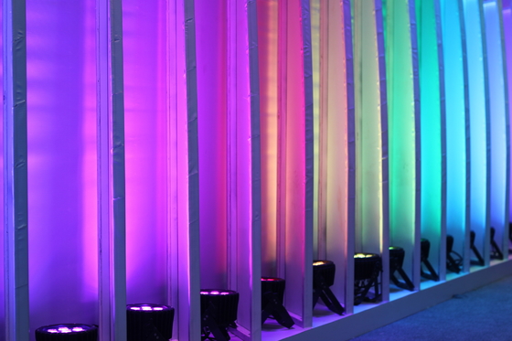 Mini Waschlicht DMX 12X3W rgbw Disco-Beleuchtung Led Par kann Bühnenlichter für DJ Disco Party
