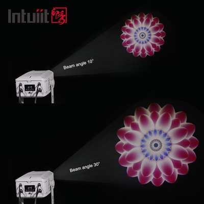 LED-Lichtquelle Außen-Gobo-Projektor 100W Optional kundenspezifischer rotierender Gobo-Projektor