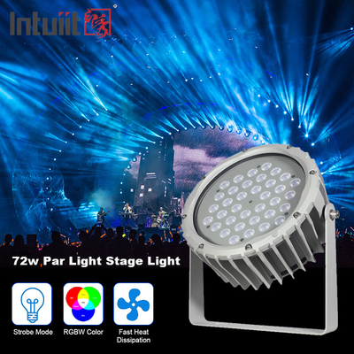 Fassadenlandschaft DMX512 RGBW Steuerung wasserdicht IP65 Außen 72W LED-Flutlicht