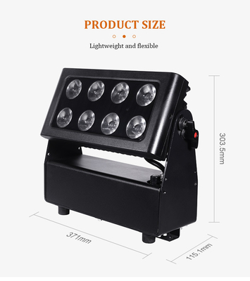 Led Batterie Par 8X15W Led Par Licht RGBW 4in1 8pcs 15W Batterie Par Licht DMX512 Bühnenlicht