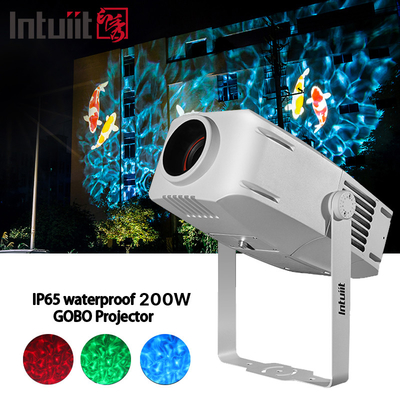 200W Außenwasserdicht Gobo Wasserwelle Blau Dynamische Welle Bühne Effekt Logo Gobo Licht Led Projektor