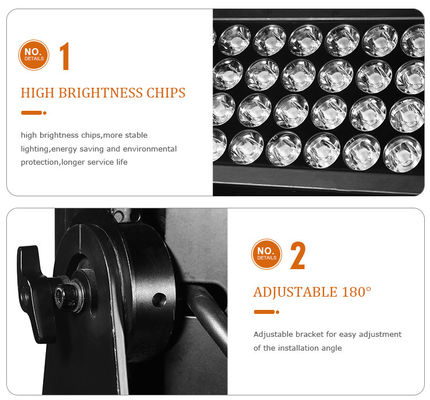 IP65 1500W RGBW 4in1 LED City Color Wasserdichte LED Wandfluter Bühnenbeleuchtung LED Outdoor Washer Licht