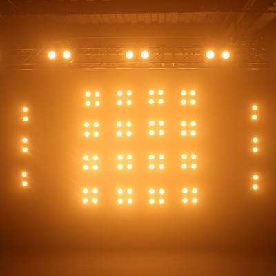 4X90W 4 Eye Led Cob Blinder Light Amber Warm White 2In1 Ip65 Wasserdichtes Led Bühnenlicht