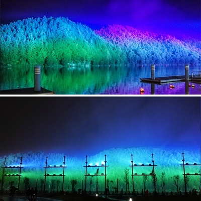 Hohe Helligkeit IP65 1500W RGBW 4IN1 LED DMX Led Waschlicht Außenlicht LED Stadt Farbe Architektur Licht Led Flutlicht