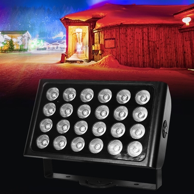 24x10w 4in1 Rgbw Led Außenwandspüler Flutlichter Garten Hochzeitsfeier Dj Bühnenlicht