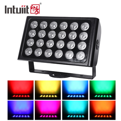 24x10w 4in1 Rgbw Led Außenwandspüler Flutlichter Garten Hochzeitsfeier Dj Bühnenlicht