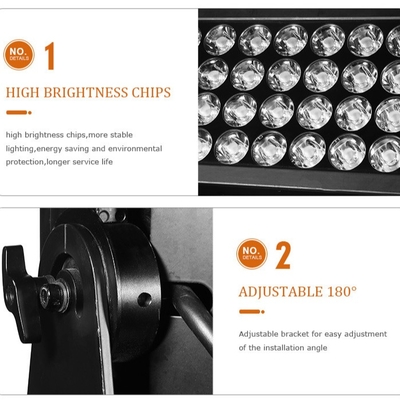 IP65 Wasserdicht Außen RGBW LED Bar Wandwasch 1500W Stadt Hochwasser Strobe DJ Matrix Licht Aluminium Bühnenbeleuchtung Gebäude