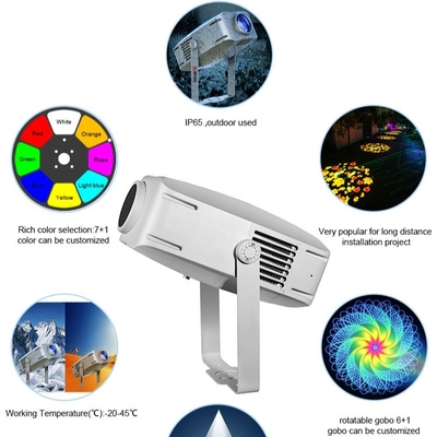 Gobo Projektor Werbelampen 400W LED Schild Wandprojektionslampe Außenwasserdicht Ip65