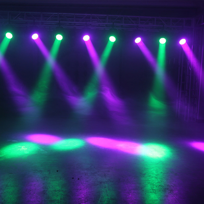 Bewegliche Kopflichter 19x15W Zoom DJ Lichter RGBW LED Strahl Waschbeleuchtung Effekt Bühnenlicht Für Rave Aktivität Disco Events Show KTV