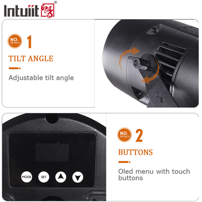200W COB LED Licht Linear Zoom 10 bis 55 Grad RGBW Theater Konferenzraum Flutlicht DMX LED Par