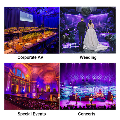 Außenwasserdichtes Rgbwa-uv 7x20W Dmx Led Par Can Light für die Außenbühnenlandschaft