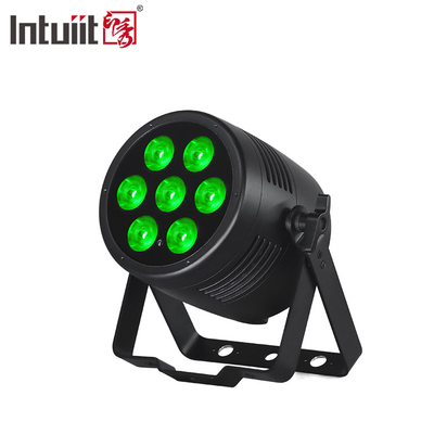 Wasserdicht drahtlos DMX Außen 7x20W RGBWA UV 6in1 IP65 LED Par Light Aufleuchtung Außen
