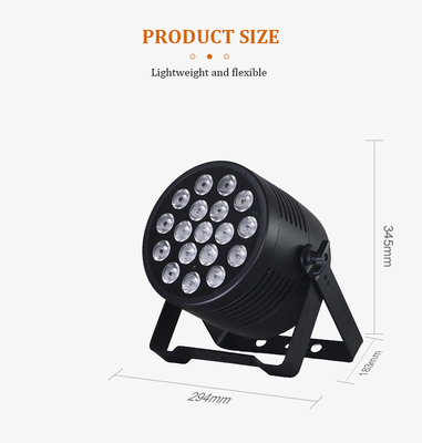18pcs*20w Led Par Can Light mit variabler Rgbwa+Uv 6In1 für den Themenpark DJ Bar Bühne