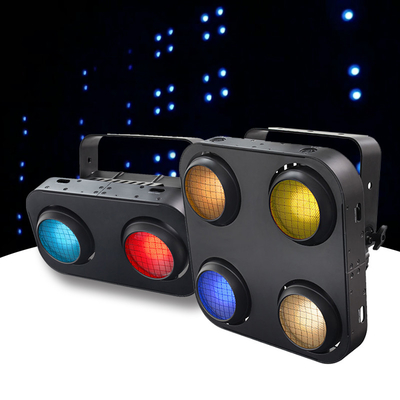 200W Cob LED Par Can Bühnenlicht Warmes Weiß oder RGB 2 Augen LED Blinderlicht DMX Publikumsleuchten