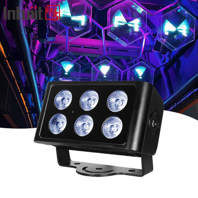 6x5W Außenwasserdicht DMX512 RGBW Scheinwerfer LED Villa Innenhof Gebäude Brücke Projekt Landschaftsbeleuchtung Farbe Scheinwerfer