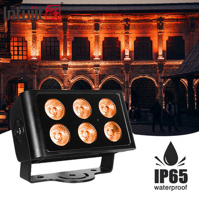 DMX512 6x5W RGBW 4in1 IP65 Wasserdicht DJ Hochzeitsbühne Stadt Wandspüler Außen LED Waschflutlicht
