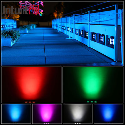 6x5W Wasserdicht Ip65 Quadrat Rgbw Led Außenlicht Außengarten Landschaftsgestaltung Dekorativ Quadrat Led Scheinwerfer Flutleuchten