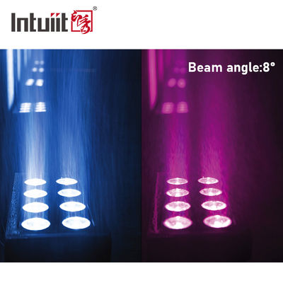 8x15W Batteriebetriebene LED-Flood-Licht Outdoor Wireless RGBW 4in1 Wiederaufladbare Aufleuchtung Par Luces LED para Fiestas DJ