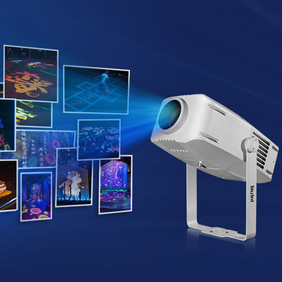200W wasserdicht Ip65 Außen Innenwerbung Gobo Led Zoom Logo Projektor Licht