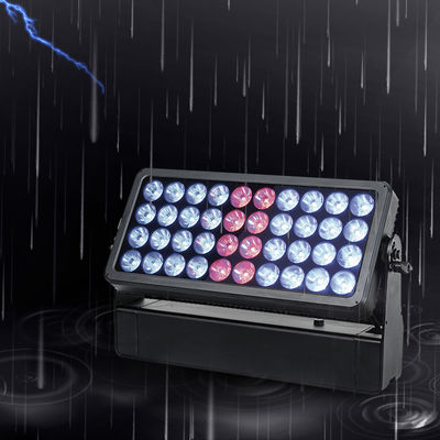 Wandwaschlampe 40x10W RGBW 4-in-1 wasserdichtes Scheinwerferlicht für City Stage Park Aluminium Wasch Led Beleuchtung