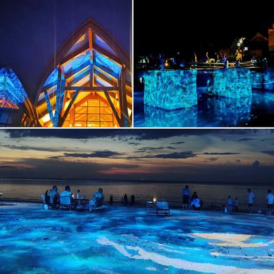 400w Led Outdoor Ip65 Wasserwelle Gobo Projektor Ozean Welle Led Wasserwelle Lichteffekt Bühnenbeleuchtung