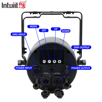 IP65 LED Par Scheinwerfer Wasserdicht IP65-zertifiziert Outdoor 12x20W RGBWA-UV 6in1 Bühnenlicht DMX512